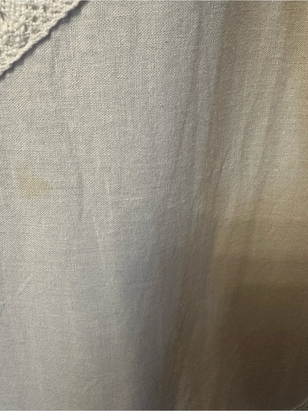 White A-Line Maxi Skirt with Lace Insets - Women - Picture 4 of 4